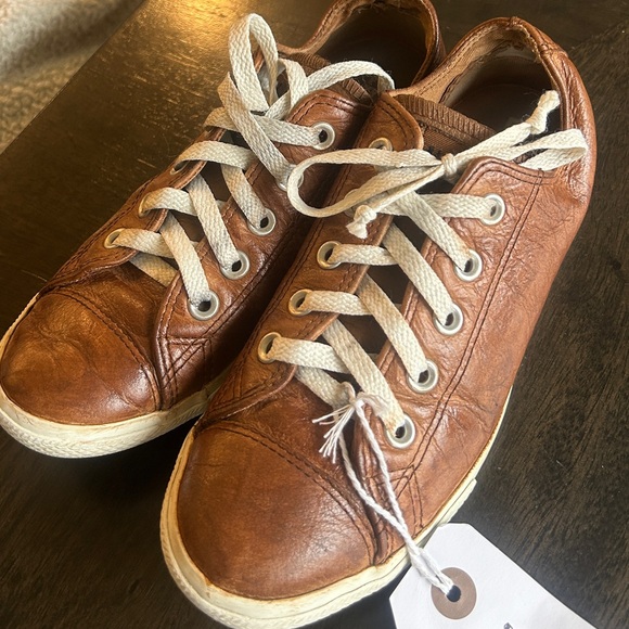 Leather Converse All star leather Sneakers Size 6 - Picture 6 of 11